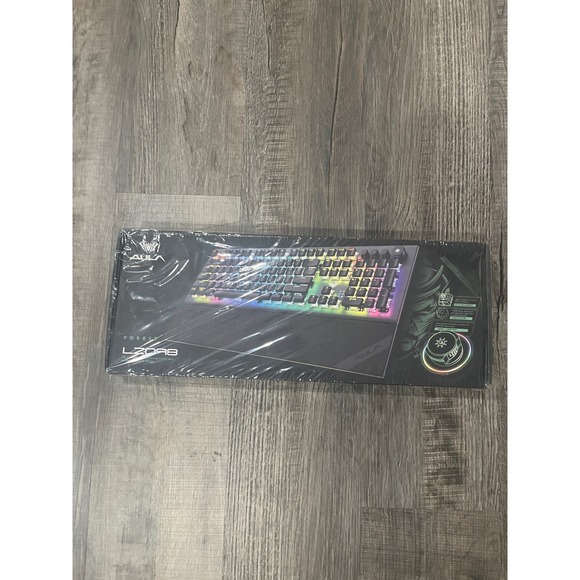 AULA Other - AULA L2098 Forest Mechanical Gaming Keyboard RGB Backlit Wired Metal Panel Black